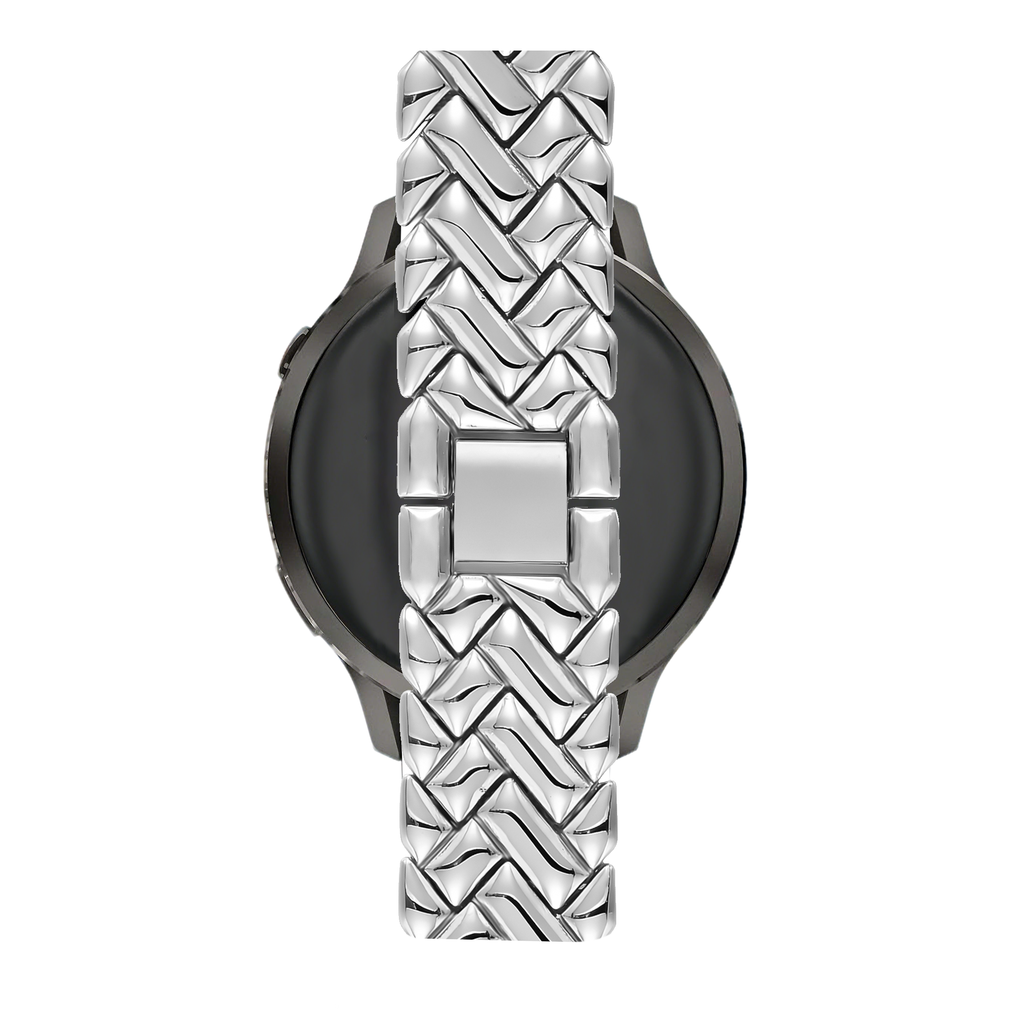 Bandz Bracelet metal 'V-Type' Withings ScanWatch 2 - 38mm (argent)