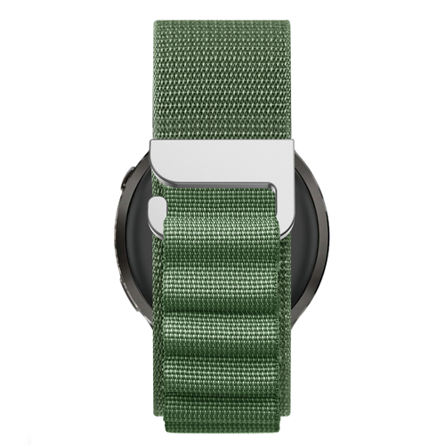Bandz Garmin Forerunner 265 Alpine Nylon Strap (Green)