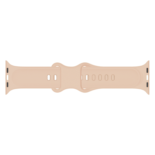 Apple Watch Flower Silicone Strap (Beige/Brown)