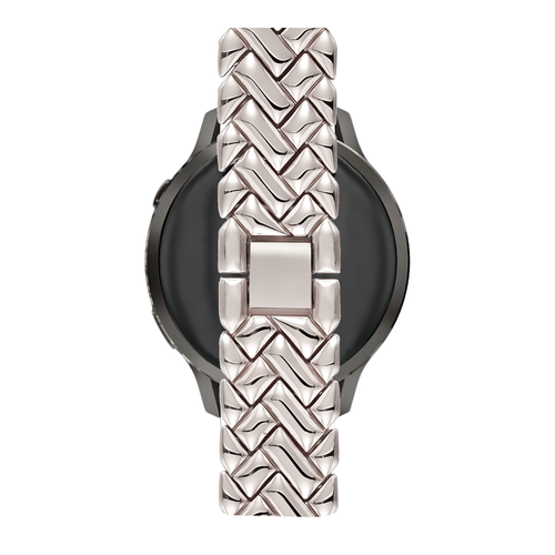 Bandz Bracelet metal 'V-Type' Withings ScanWatch Light (lumière stellaire)