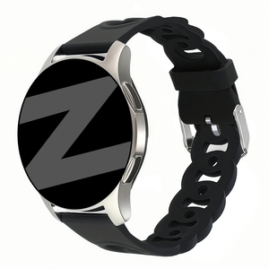Bandz Bracelet silicone 'Chaînes' Samsung Galaxy Watch 6 - 40mm (noir)