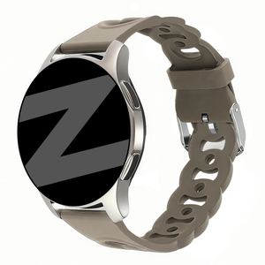Bandz Bracelet silicone 'Chaînes' Samsung Galaxy Watch 5 - 44mm (beige-marron)