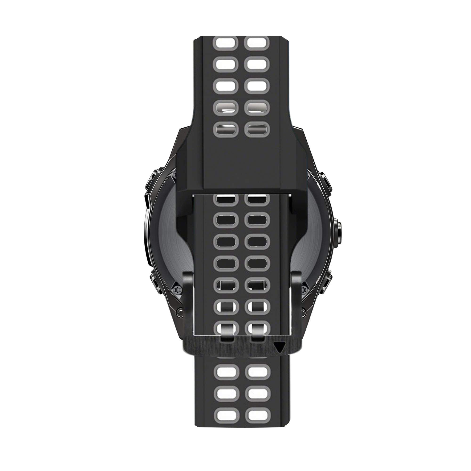 Bandz Garmin D2 Mach 2 - 47mm Sport Strap with Buckle (Black/Grey)