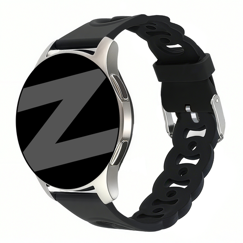 Bandz Bracelet silicone 'Chaînes' Samsung Galaxy Watch 3 - 41mm (noir)