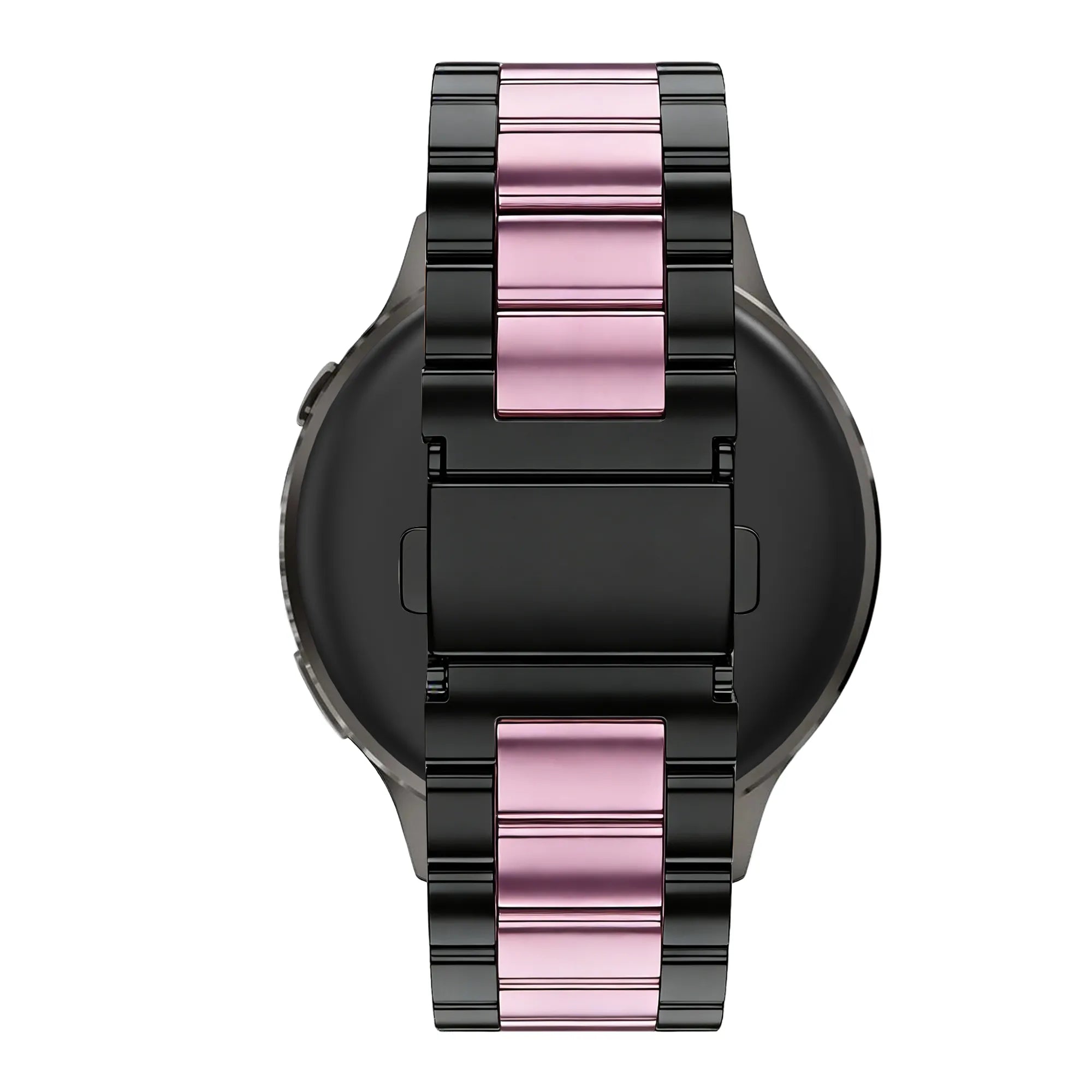 Bandz Bracelet acier 'Classic' Garmin Vivomove 3s (noir/rose)