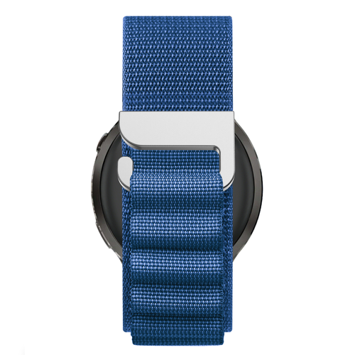 Bandz Bracelet nylon Alpine Garmin Forerunner 245 (bleu)