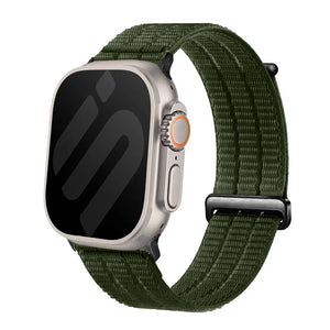 Bracelet nylon air Apple Watch (vert foncé)