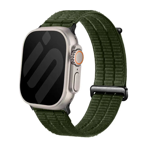 Bracelet nylon air Apple Watch (vert foncé)