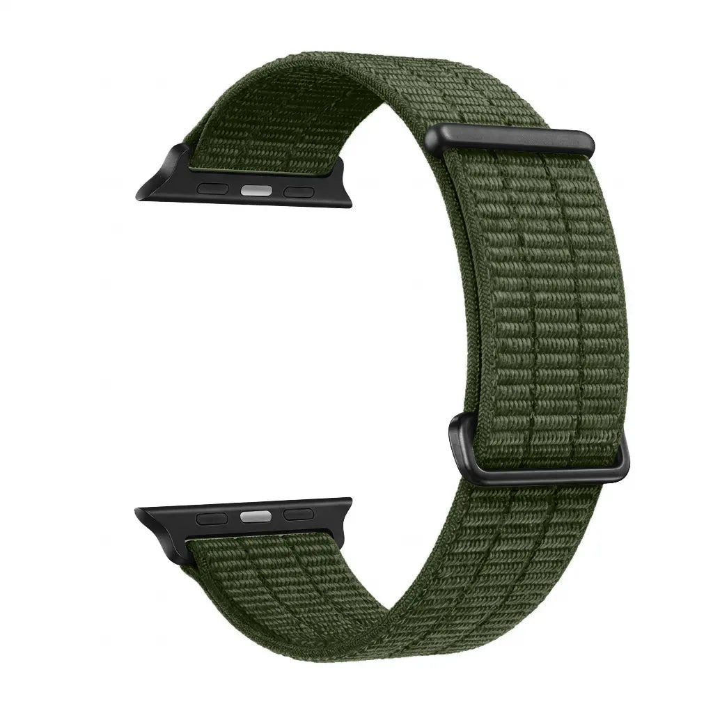 Bracelet nylon air Apple Watch (vert foncé)