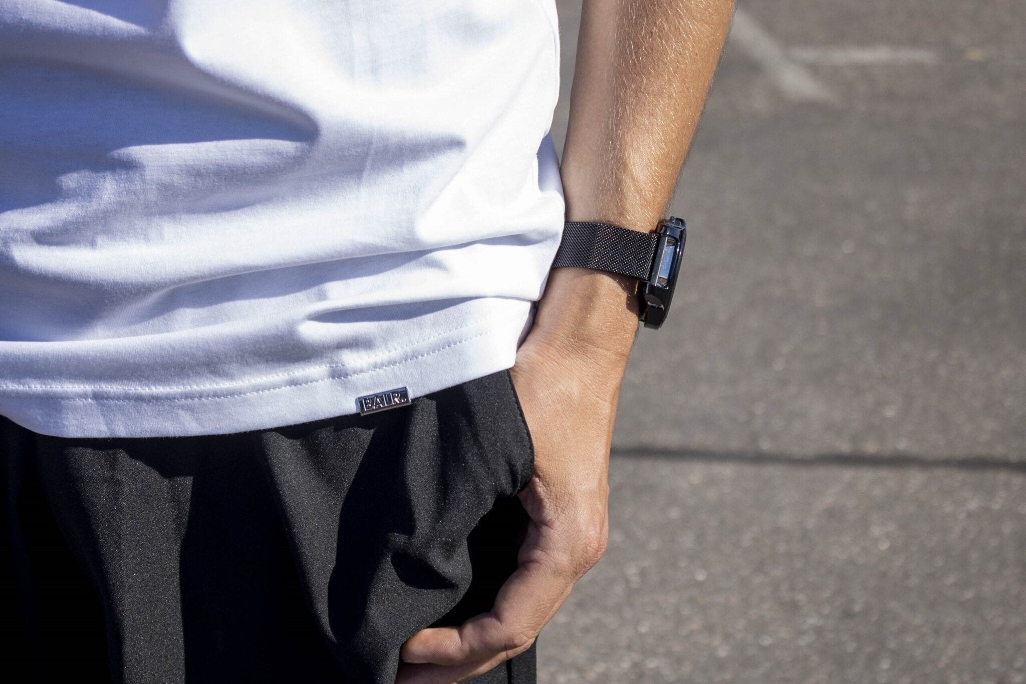 BALR Polar Ignite 2 Milanese Strap (Black)