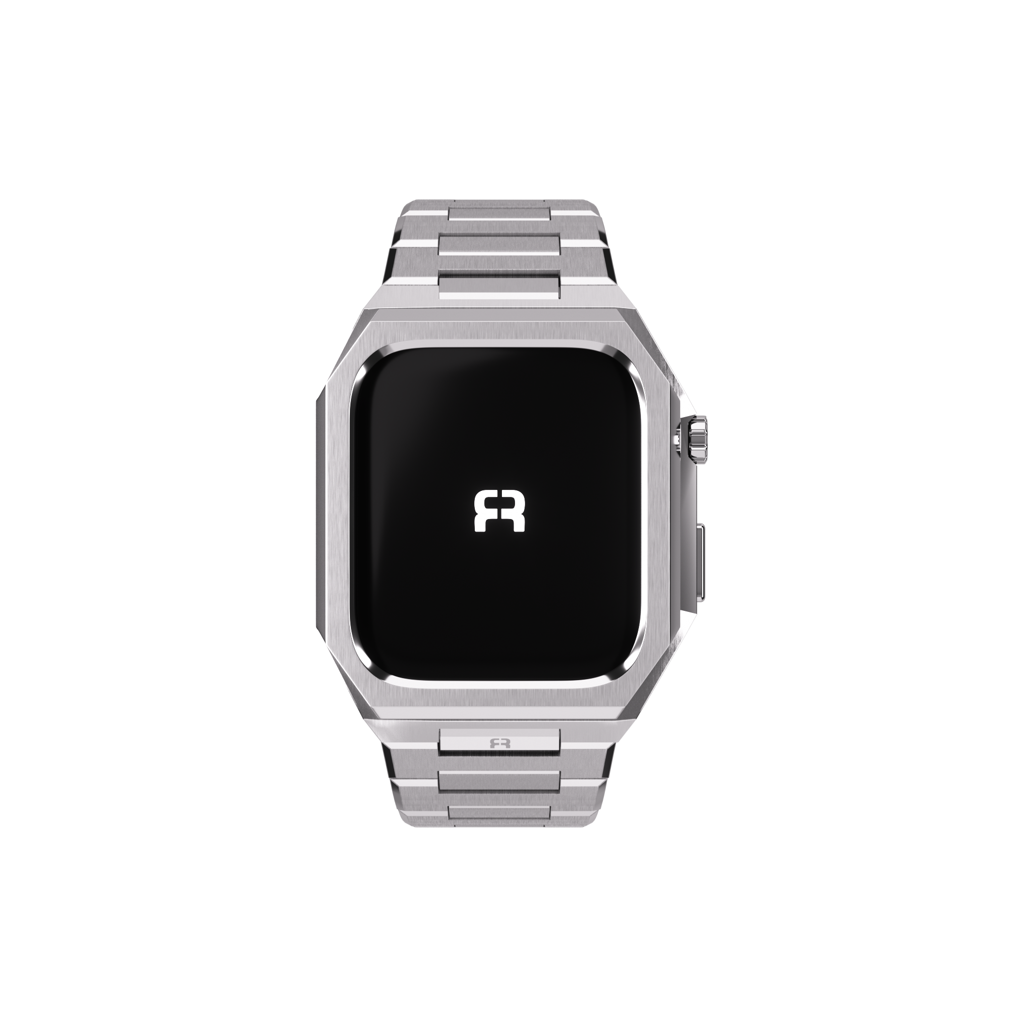 Reqior Boîtier avec bracelet en acier 'Nautilus' Apple Watch 45mm (argent)