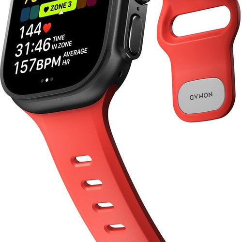 Nomad Bracelet silicone Tempo Apple Watch (corail)