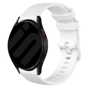 Bracelet silicone 'Premium' Amazfit Bip 5 (blanc)