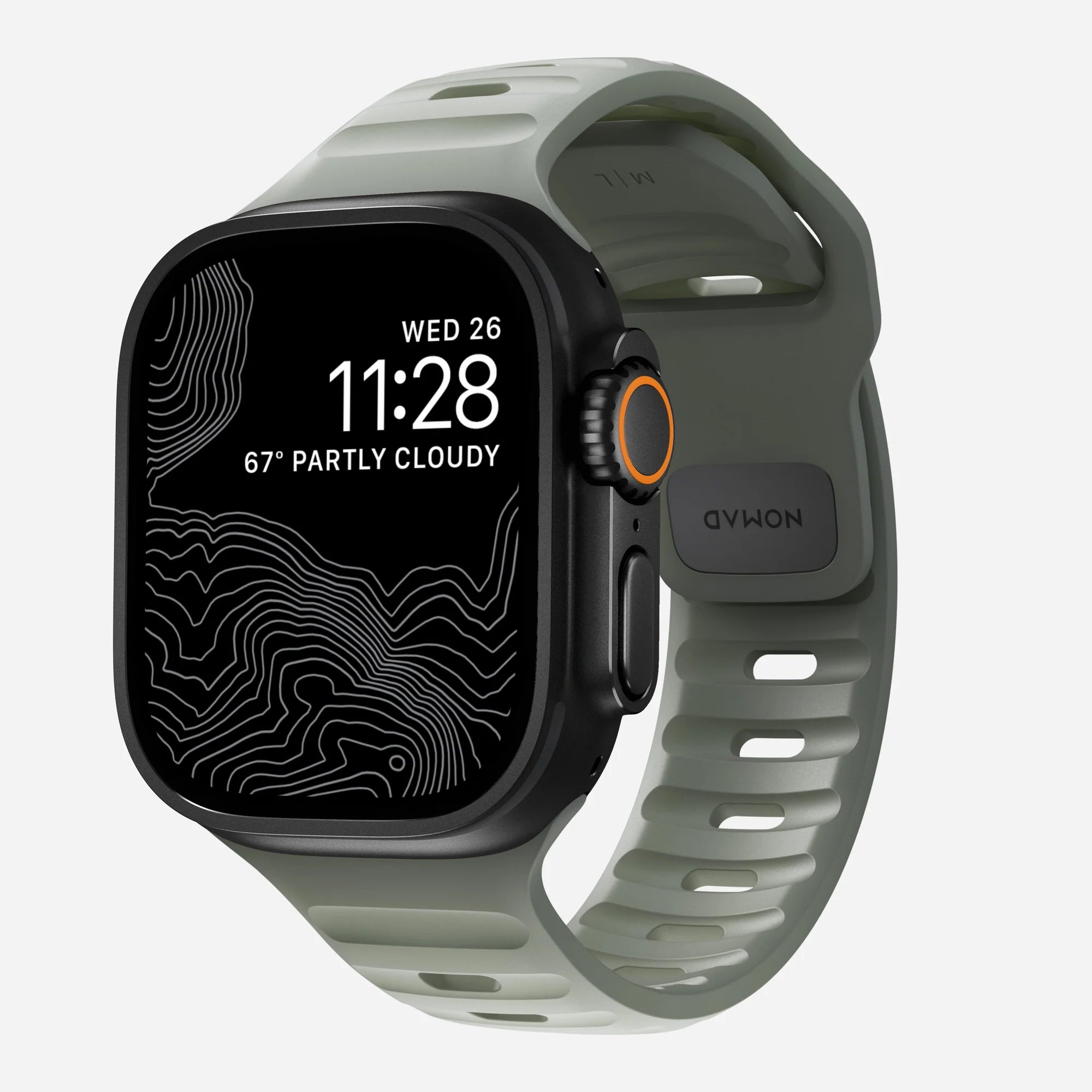 Nomad Bracelet silicone sport Apple Watch (Roche côtière)