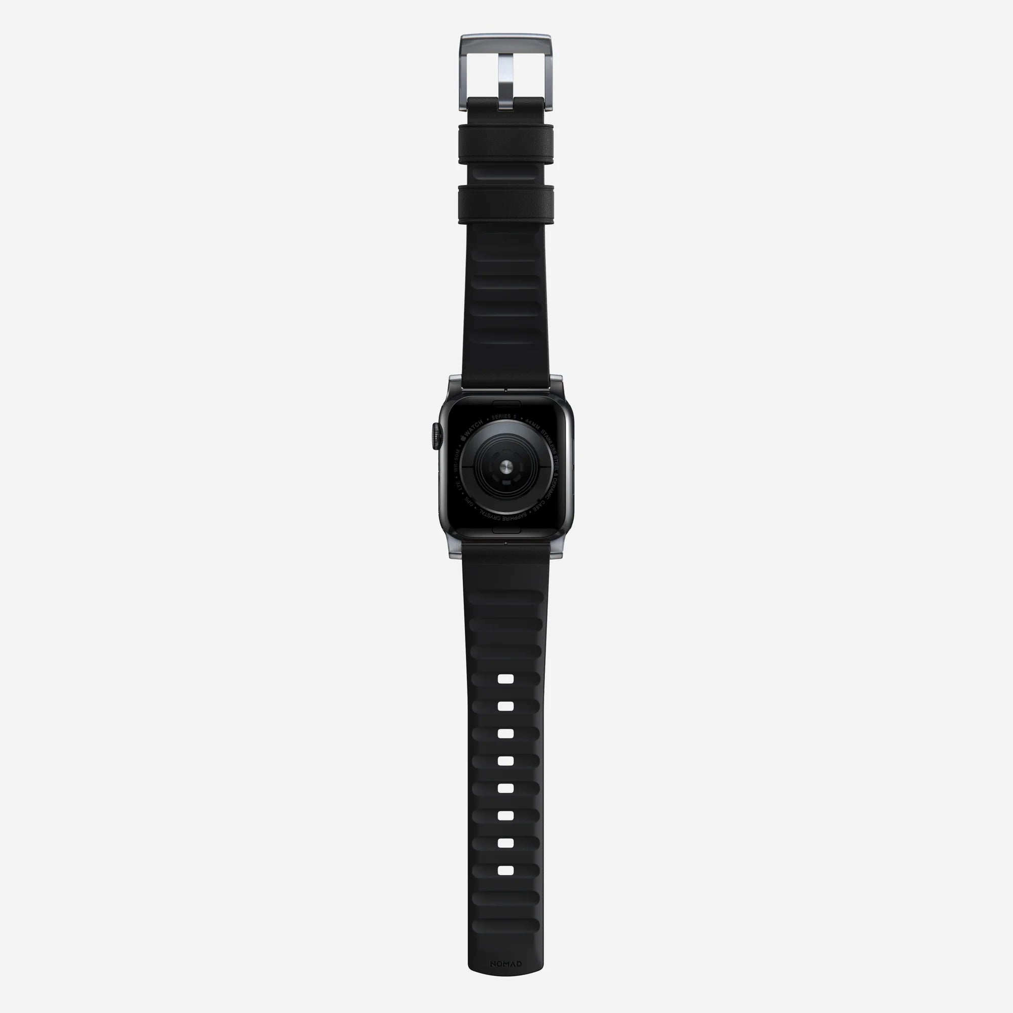 Nomad Bracelet hibrida Apple Watch Active Pro (noir/argenté)