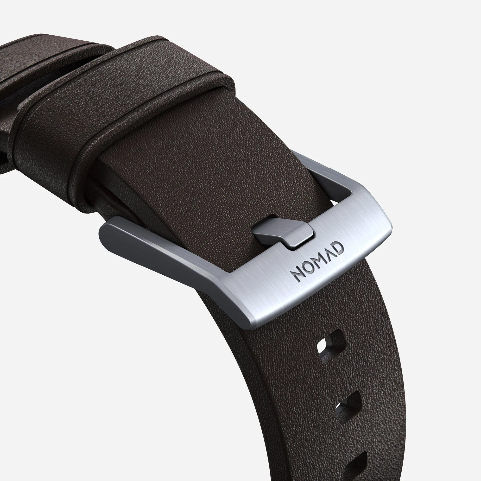 Nomad Bracelet hibrida Apple Watch Active Pro (marron/argenté)