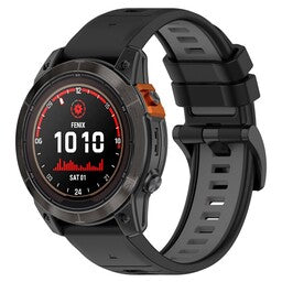 Bracelet sport á boucle Garmin Instinct 3 - 45mm (noir/gris)