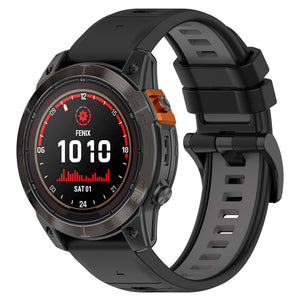Bracelet à boucle sport Garmin Tactix 8 - 47mm (noir/gris)