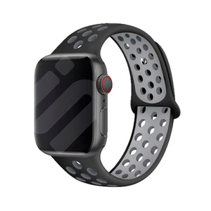 Bracelet sport Apple Watch (noir/gris)