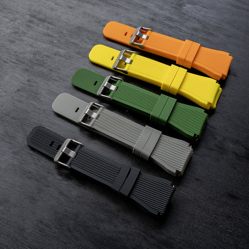 Bracelet silicone sergé Amazfit GTR Mini (noir)