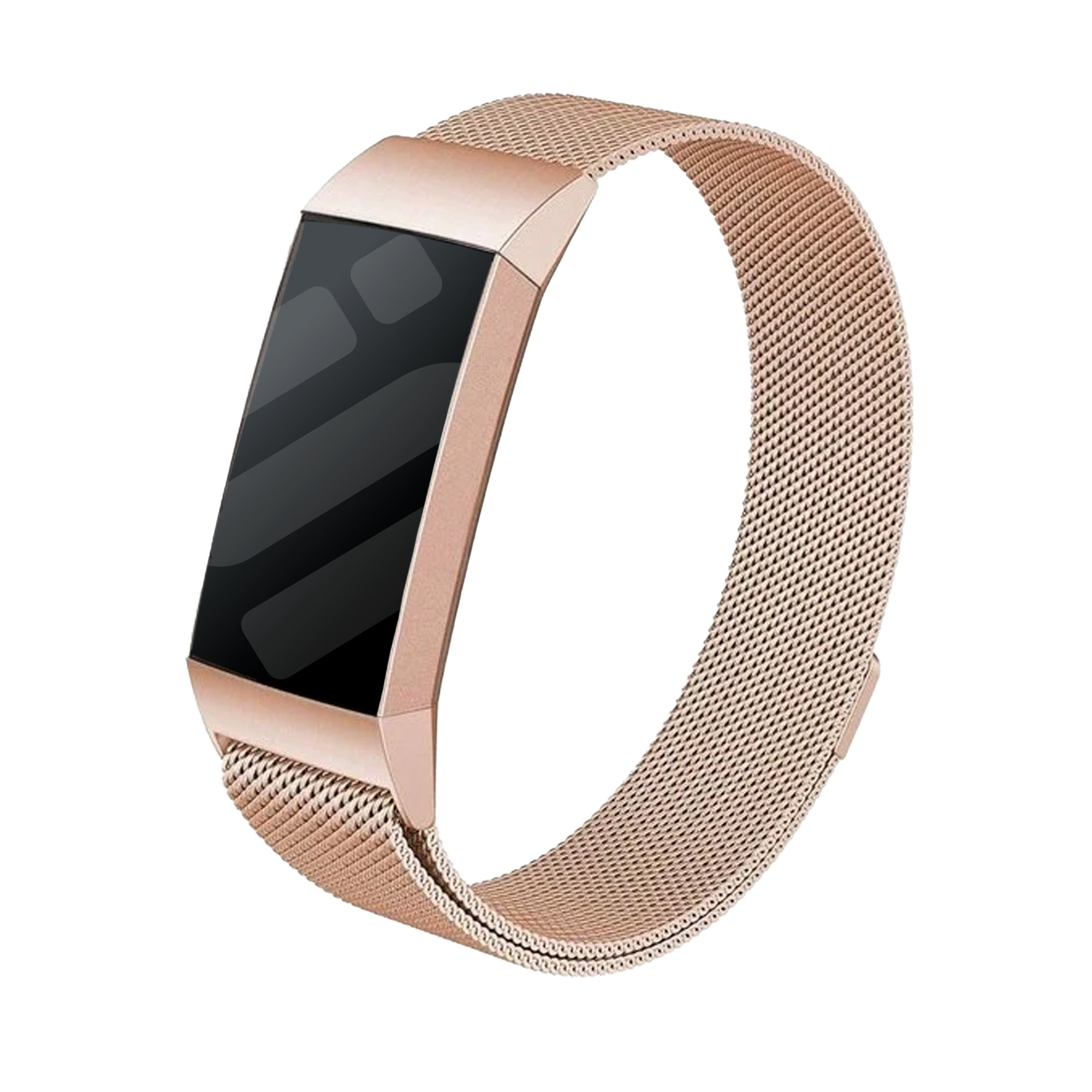 Fitbit Charge 4 Milanese Strap (Rose Gold)