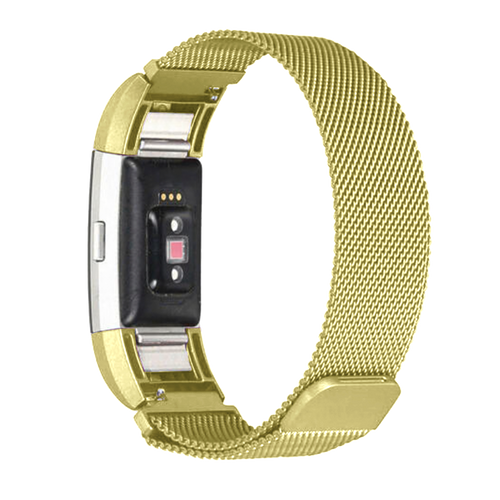 Bracelet Milanais Fitbit Charge 3 (or)