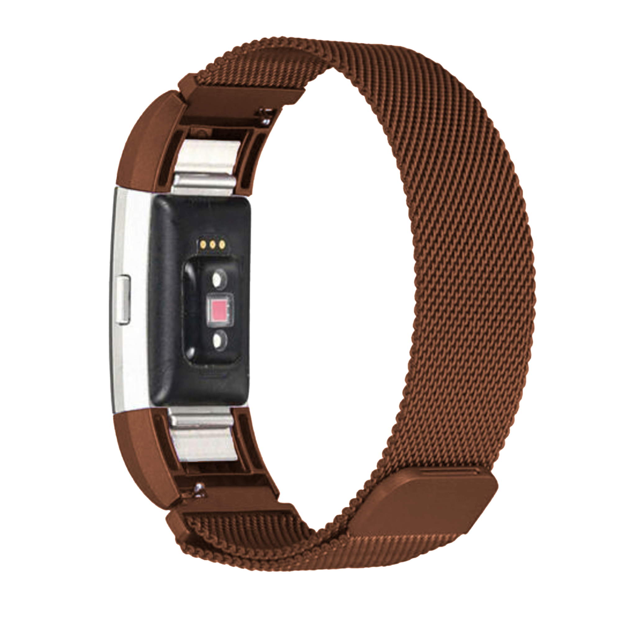Bracelet Milanais Fitbit Charge 3 (marron)