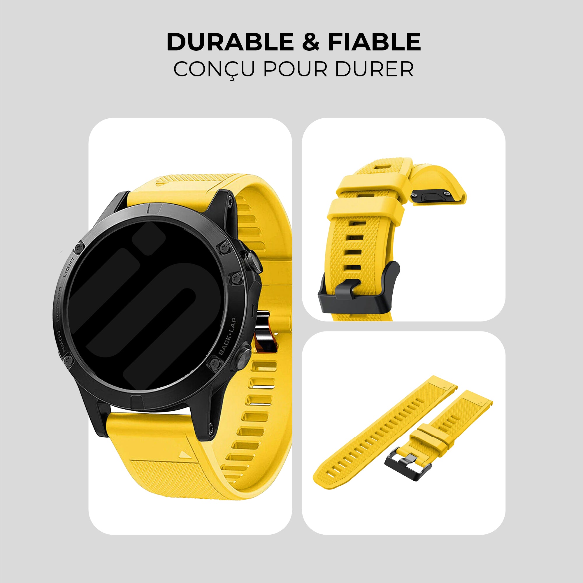 Protection écran Garmin Forerunner 965 - 4 Films Trempés 9H Anti-rayures - Transparent Haute Clarté