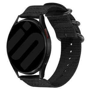 Bracelet nylon avec boucle Amazfit GTR 4 (noir)