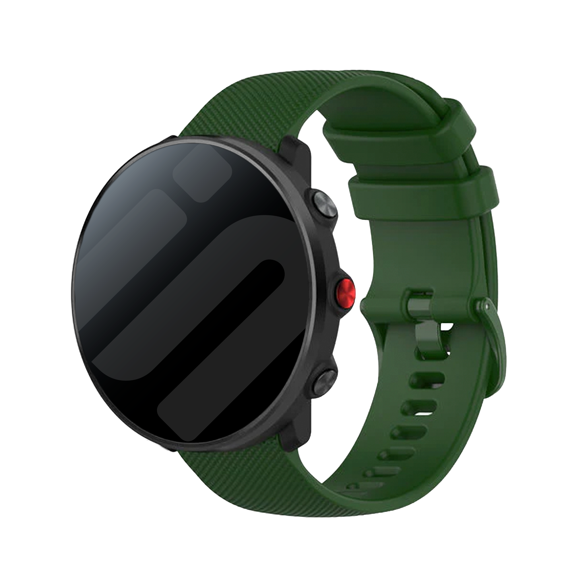 Bracelet silicone Polar Vantage M (vert armée)