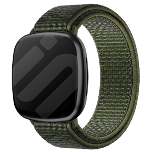 Fitbit Versa 3 Nylon Strap (Green)