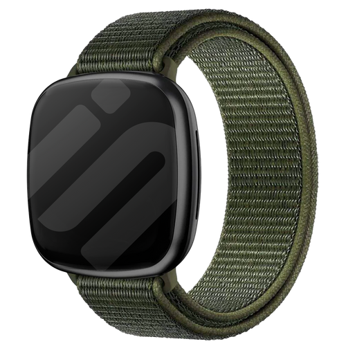 Bracelet nylon Fitbit Sense (vert)
