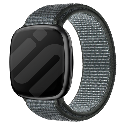 Fitbit Versa 3 Nylon Strap (Grey-Green)