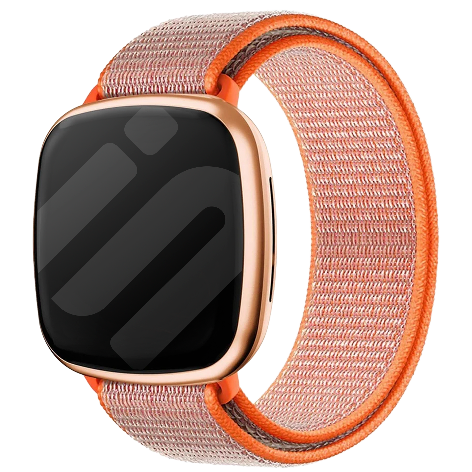 Bracelet nylon Fitbit Versa 3 (orange)