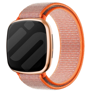 Bracelet nylon Fitbit Sense (orange)
