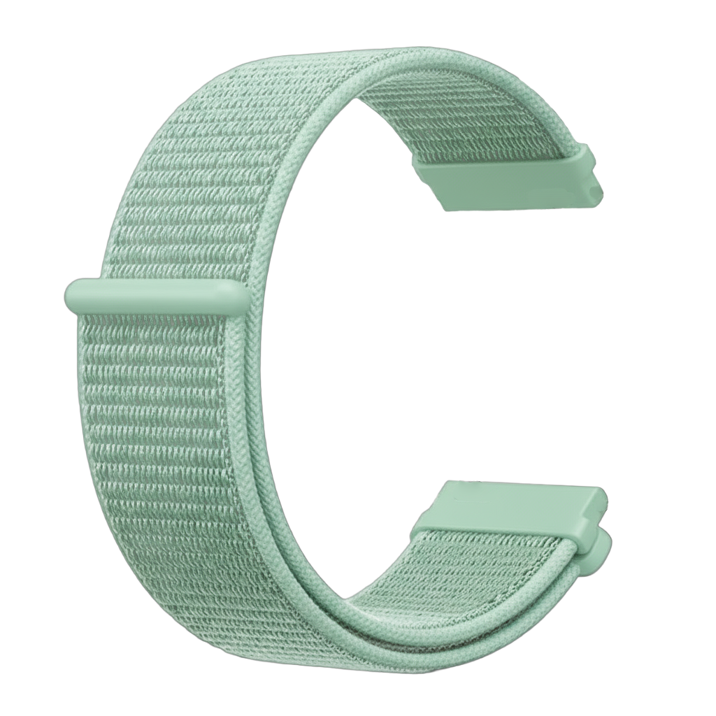 Bracelet nylon Fitbit Versa 3 (vert menthe)
