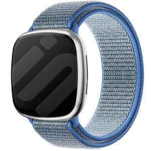 Bracelet nylon Fitbit Versa 3 (bleu clair)