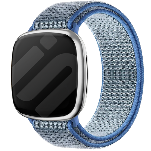 Bracelet nylon Fitbit Sense (bleu clair)