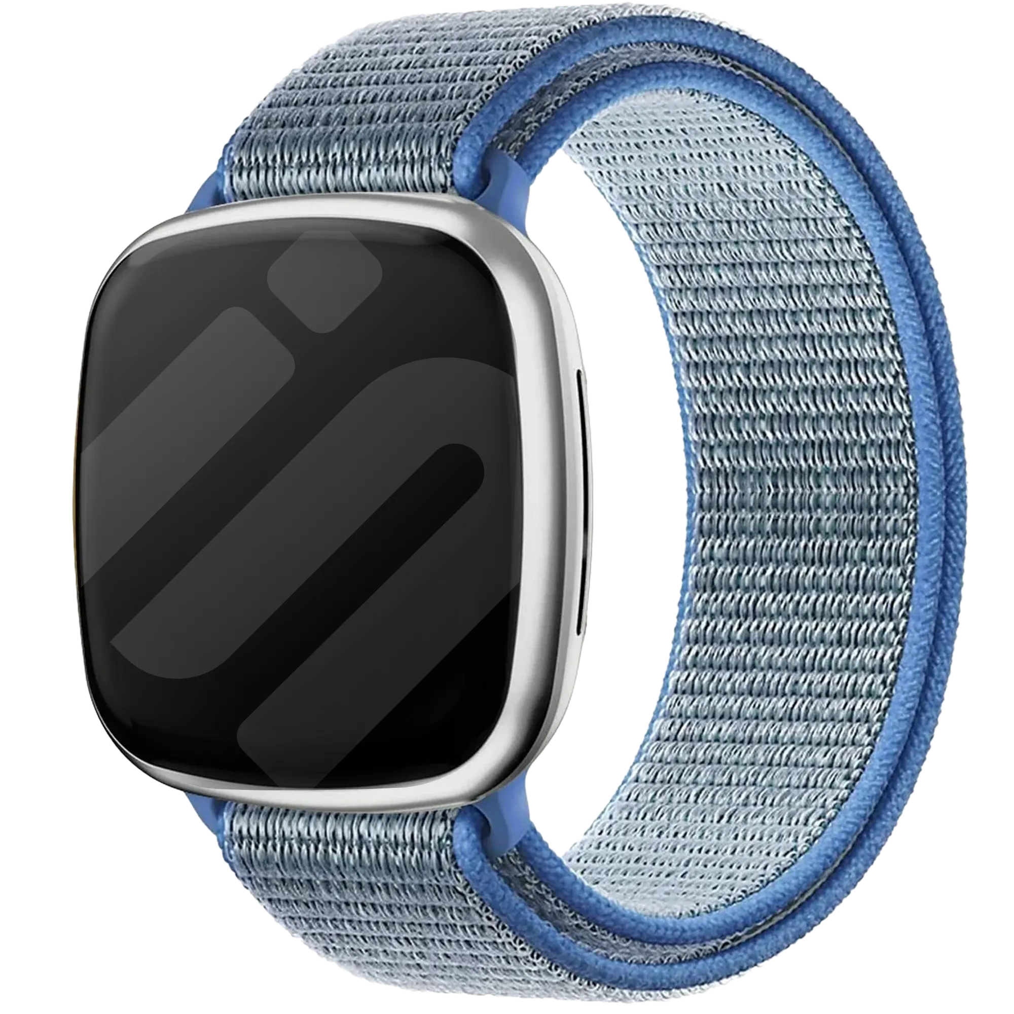 Bracelet nylon Fitbit Versa 3 (bleu clair)