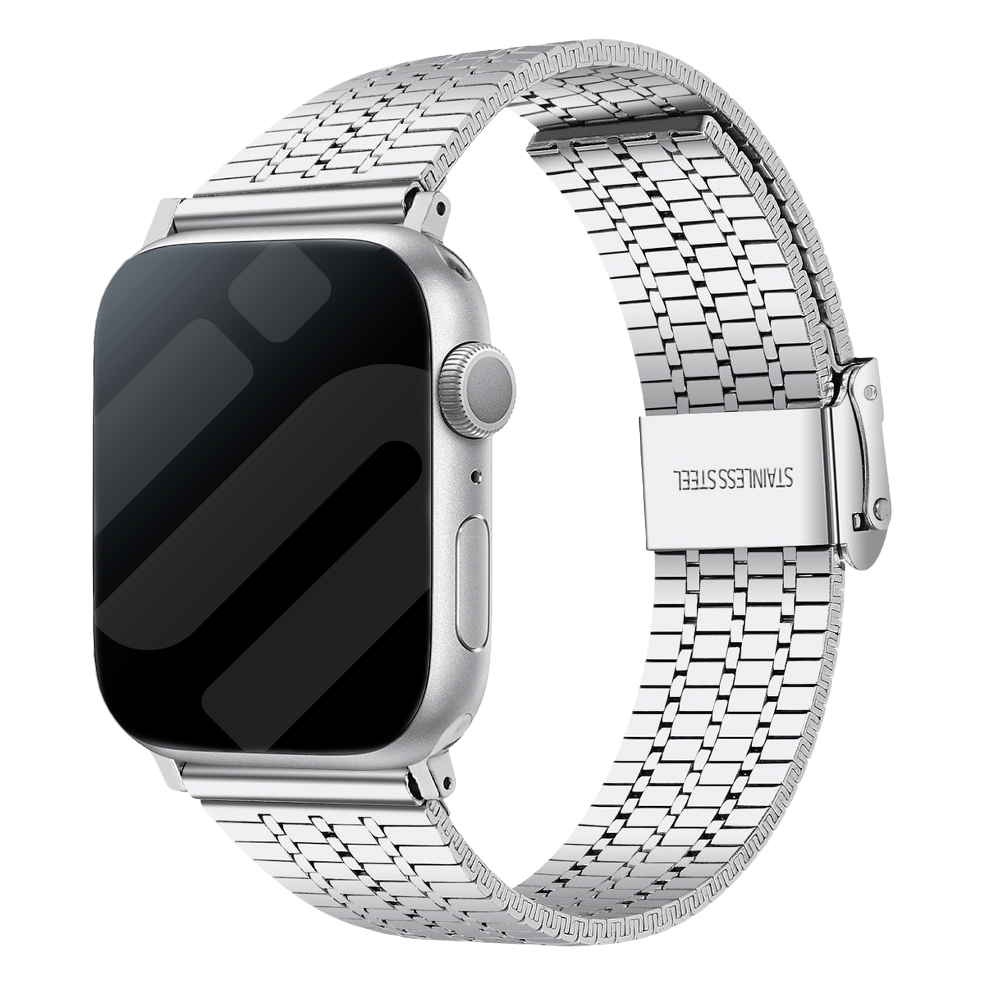 Bracelet Apple Watch acier inoxydable (argent)