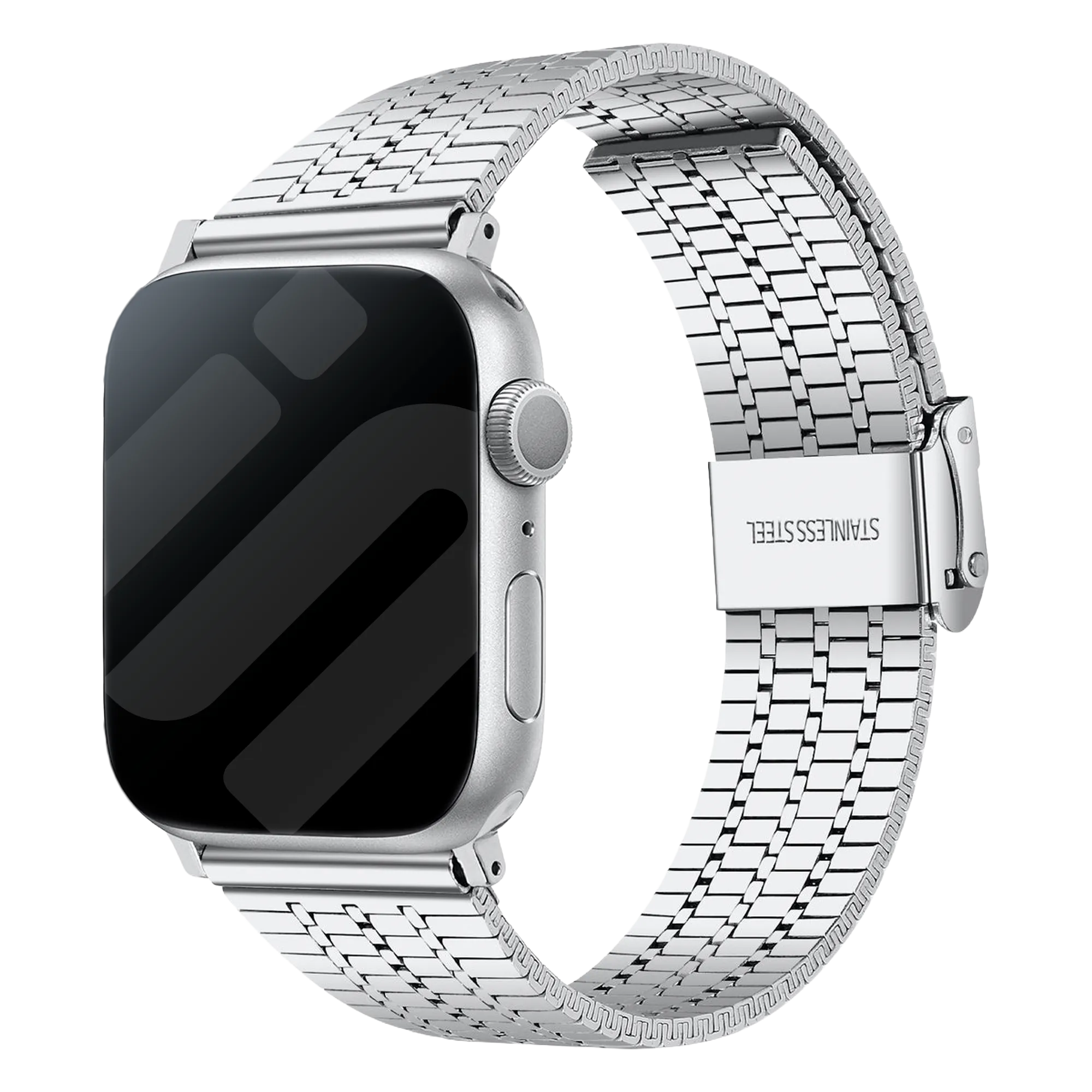 Bracelet Apple Watch acier inoxydable (argent)