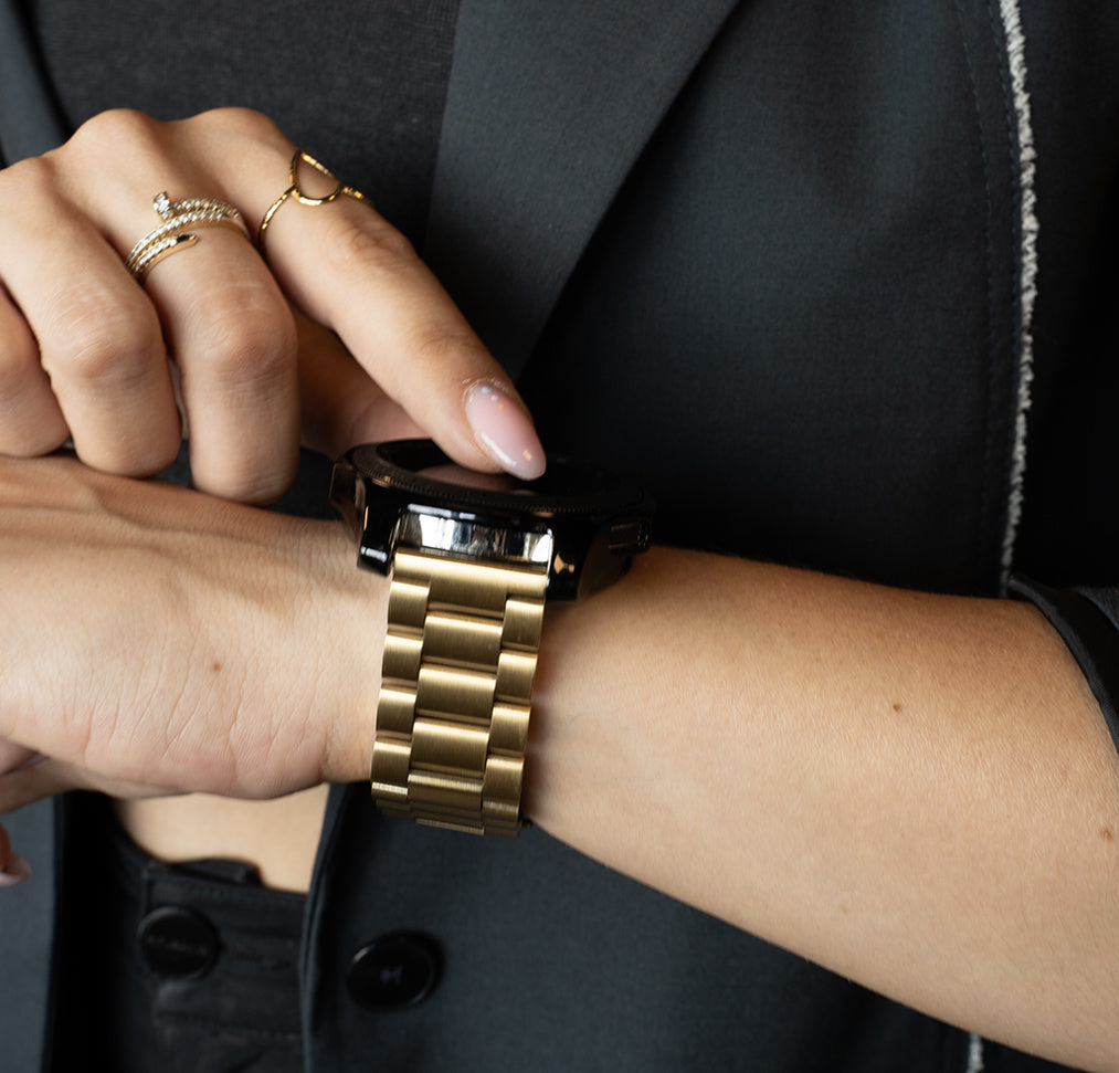 Bracelet acier Garmin Vivomove Style (or)