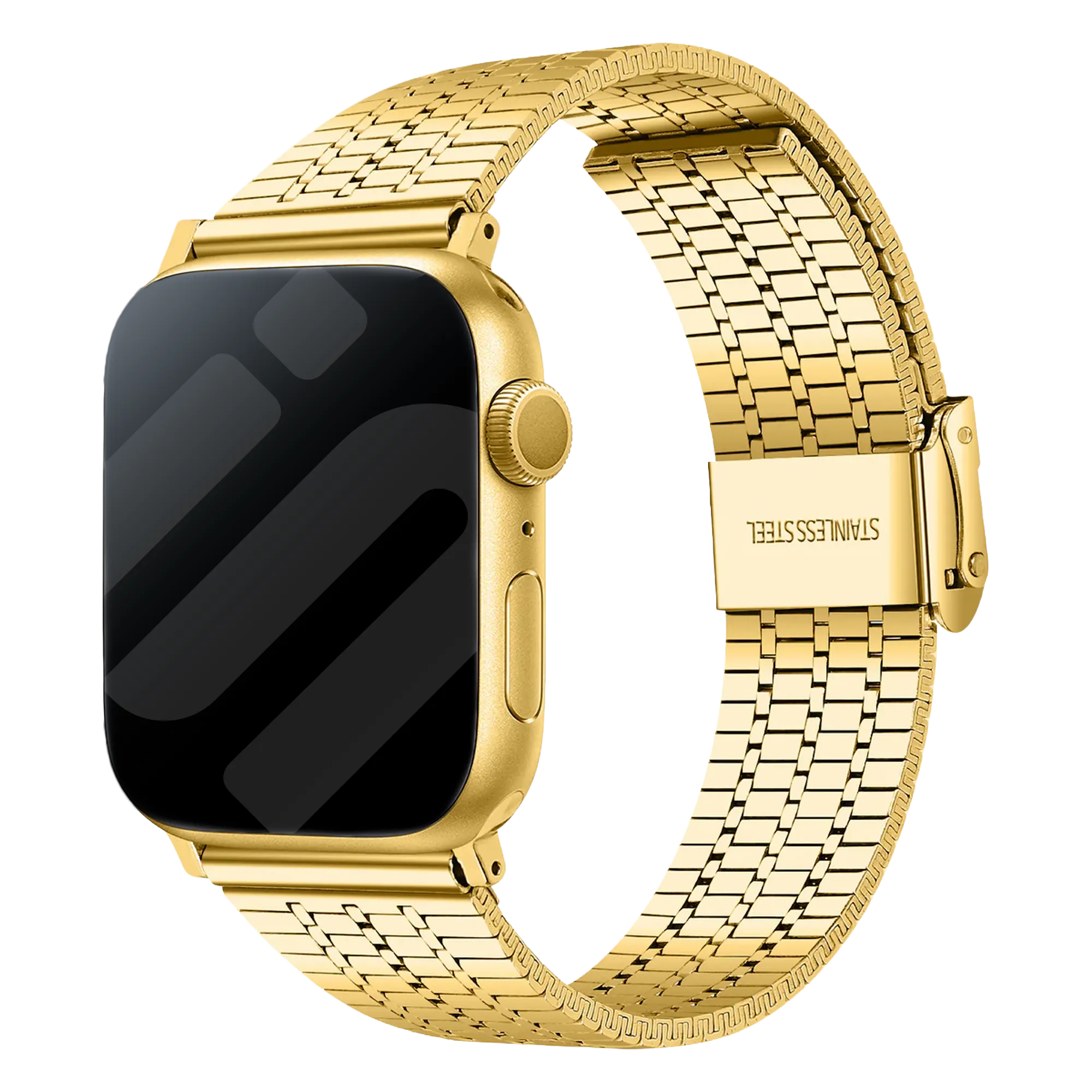 Bracelet Apple Watch acier inoxydable (or)