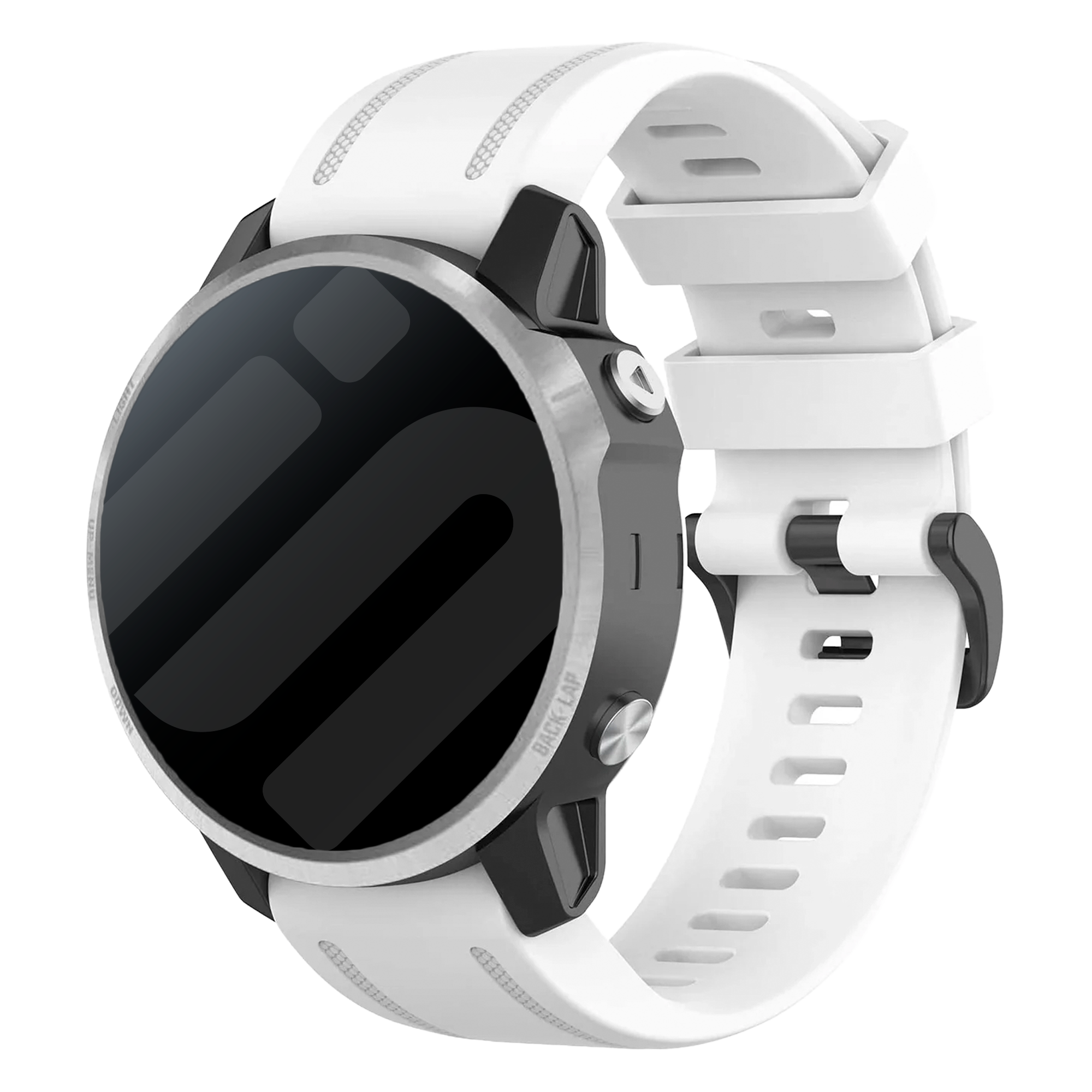 Bracelet silicone Garmin Fenix ​​​​5s / 6s (blanc)