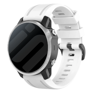 Bracelet silicone Garmin Fenix ​​​​5s / 6s (blanc)