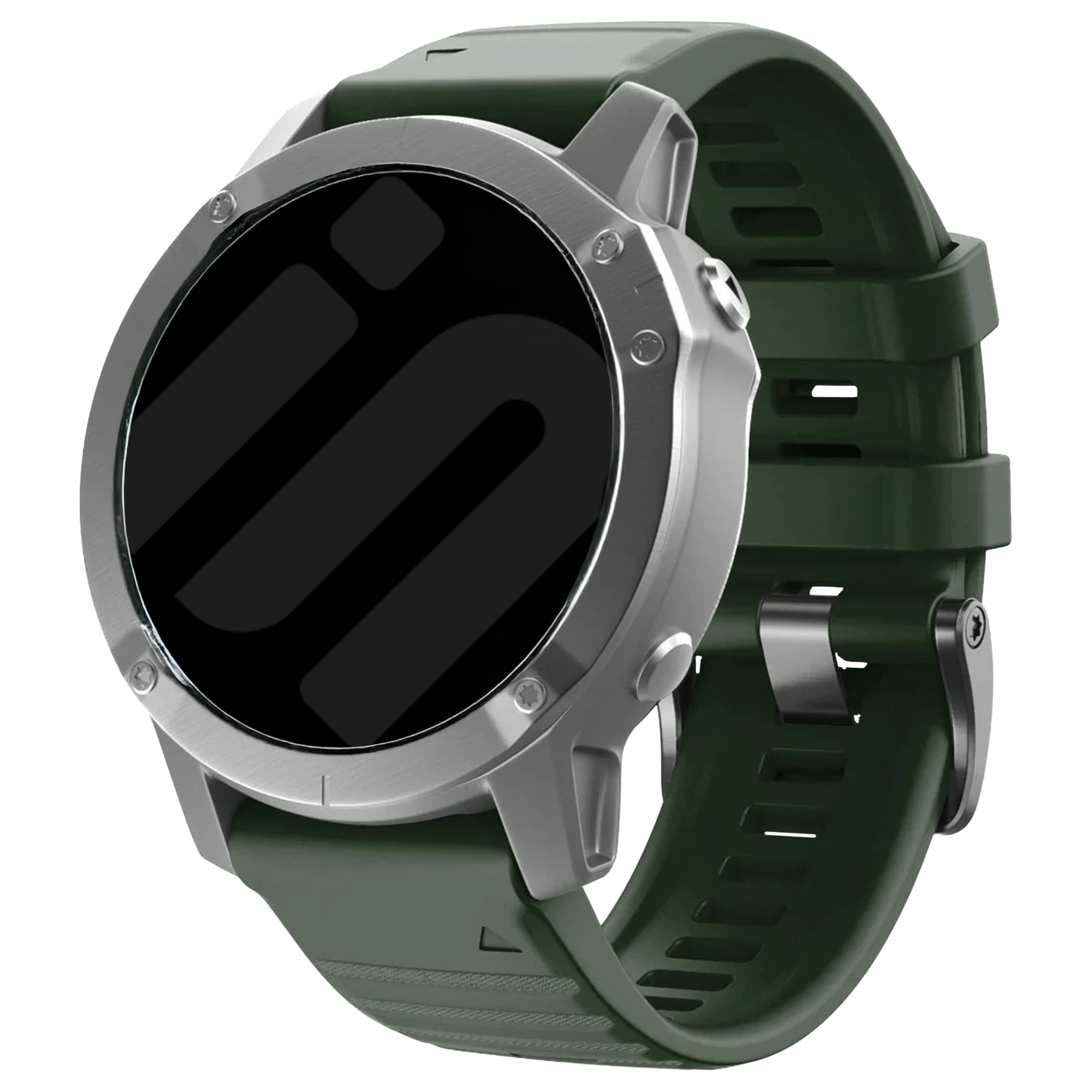 Bracelet silicone Garmin Instinct 3 - 50mm (vert foncé)