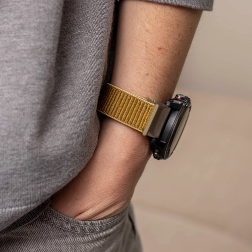 Bracelet nylon Garmin Fenix 7 (vert olive)