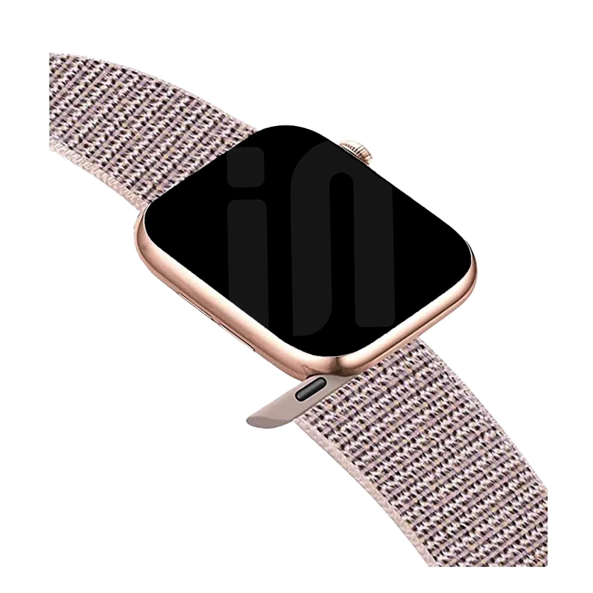 Apple Watch Nylon Loop Strap (Pink)