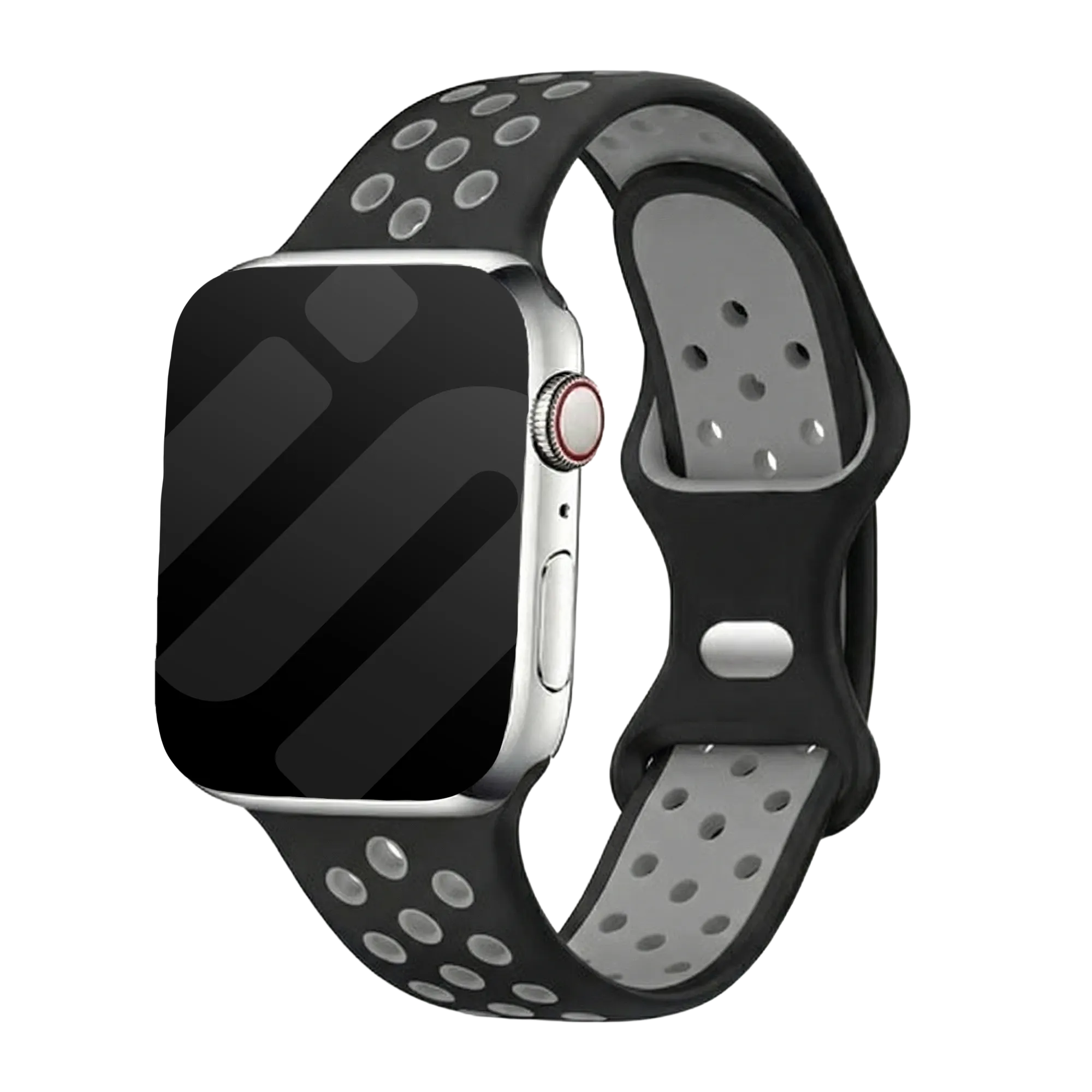Bracelet Apple Watch sport (noir/gris)