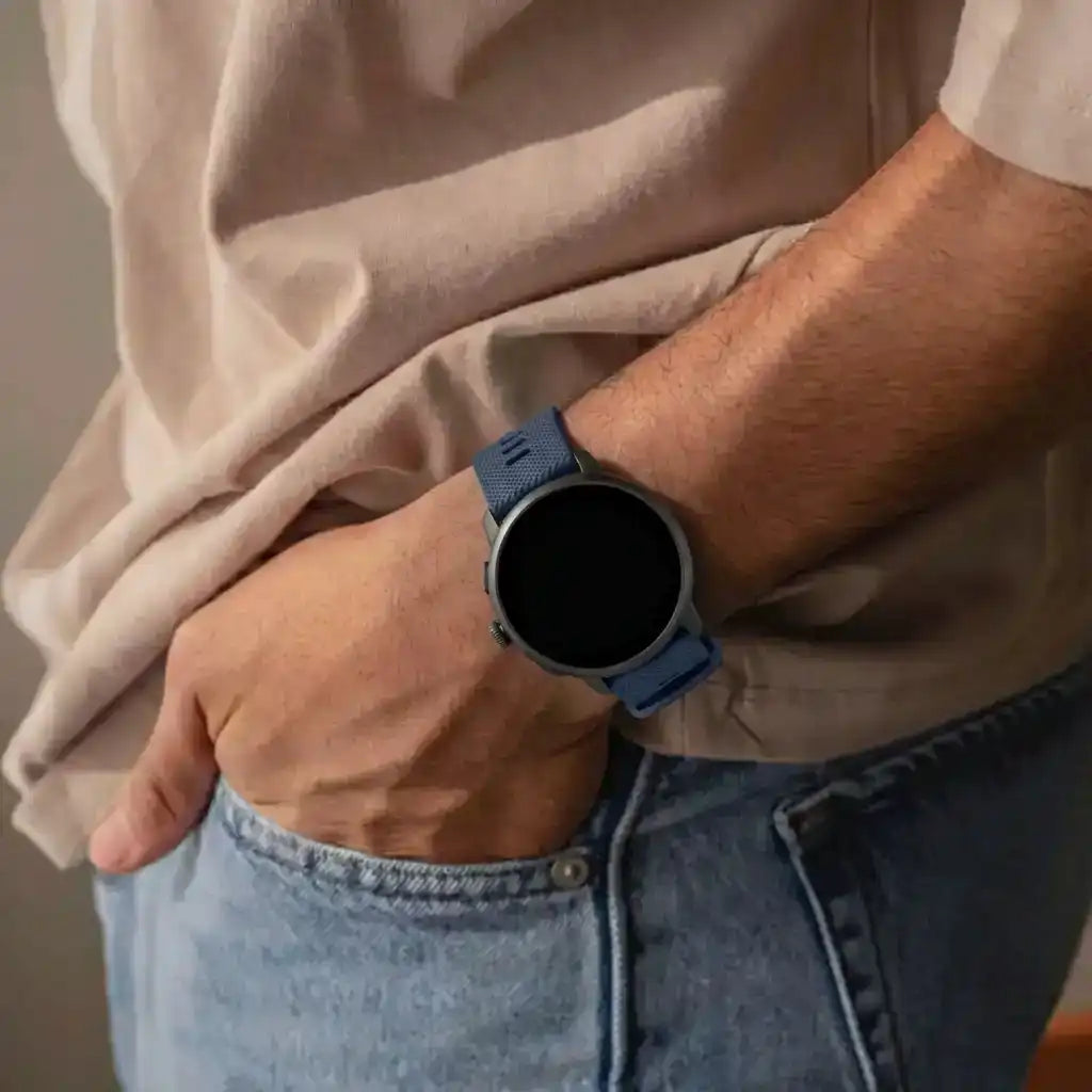 Bracelet silicone Premium Polar Grit X2 Pro (bleu foncé)